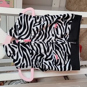 Carters, Zebra Fleece Vest, 6 months